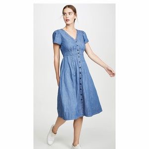 Madewell denim Melody dress sz 4 NWOT